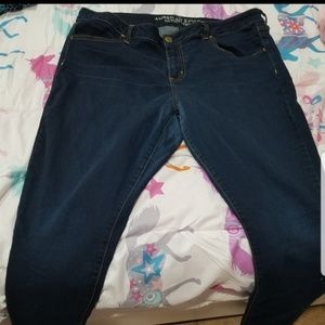 Dark blue jeggings